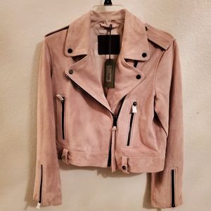 Ayra slice biker all stain Sued jacket